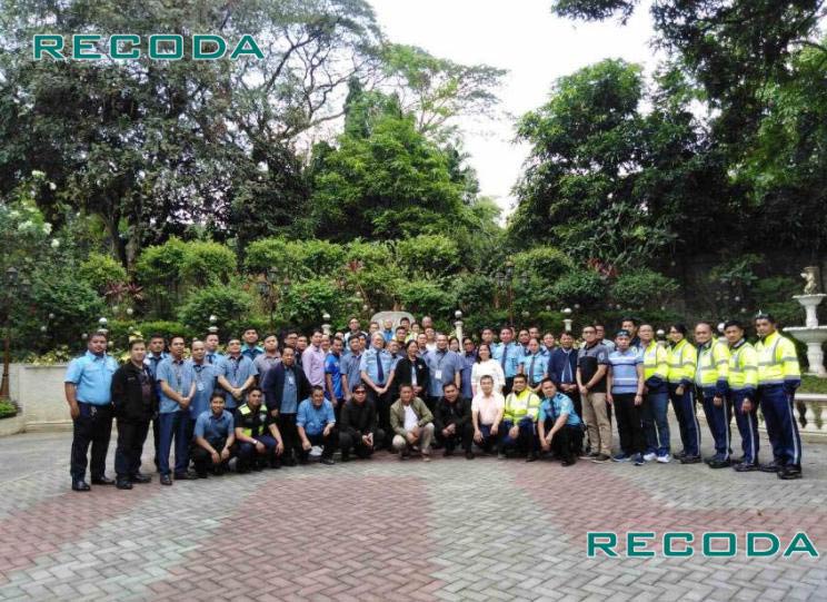 RECODA 4G Câmeras de corpo personalizadas para o escritório de transporte terrestre das Filipinas